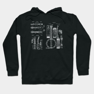 Stringed Musical Instruments - Banjo, Mandolin, Ukulele Patents Hoodie